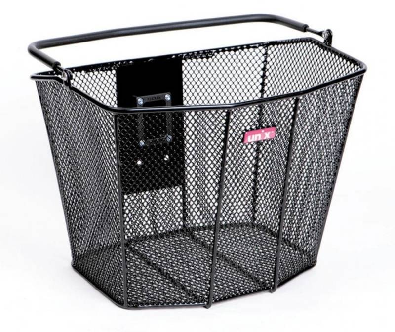 Unix Fahrradkorb Unix Lenkerkorb Vicario 34x27x25cm, schwarz, engmaschig von Unix