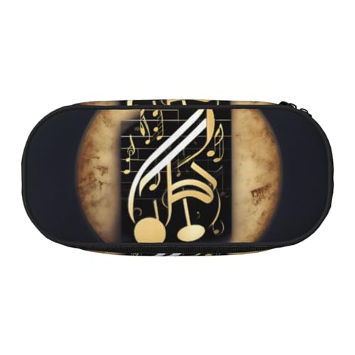 Unkhtt Federmäppchen mit großem Fassungsvermögen, für Studenten, mit doppeltem Reißverschluss, für Schule, Schreibwaren, Make-up, Schwarz , Einheitsgröße, Taschen-Organizer von Unkhtt