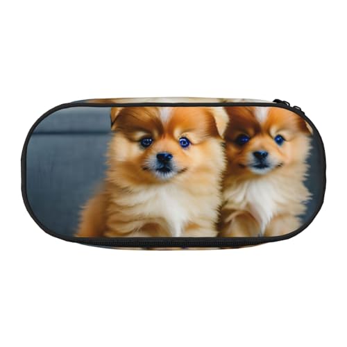 Unkhtt Stifteetui mit Zwergspitz-Motiv, große Kapazität, für Studenten, Doppelreißverschluss, Schule, Schreibwaren, Make-up-Aufbewahrung, Schwarz , Einheitsgröße, Taschen-Organizer Unkhtt Stifteetui mit Zwergspitz-Motiv, große Kapazität, für Studenten, Doppelreißverschluss, Schule, Schreibwaren, Make-up-Aufbewahrung, Schwarz , Einheitsgröße, Taschen-Organizer von Unkhtt