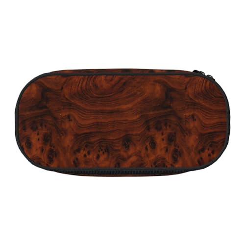 Unkhtt Stifteetui mit großem Fassungsvermögen, für Schüler, mit doppeltem Reißverschluss, für Schule, Schreibwaren, Make-up, Rot, Schwarz , Einheitsgröße, Taschen-Organizer von Unkhtt