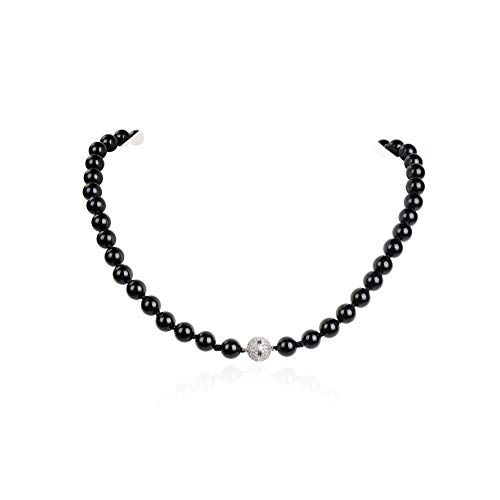 Générique Fukugems Naturstein Halskette für Damen Herren Edelsteine Perlen Halskette, Edelstein, Perlen, Edelstein, Perlen von Générique