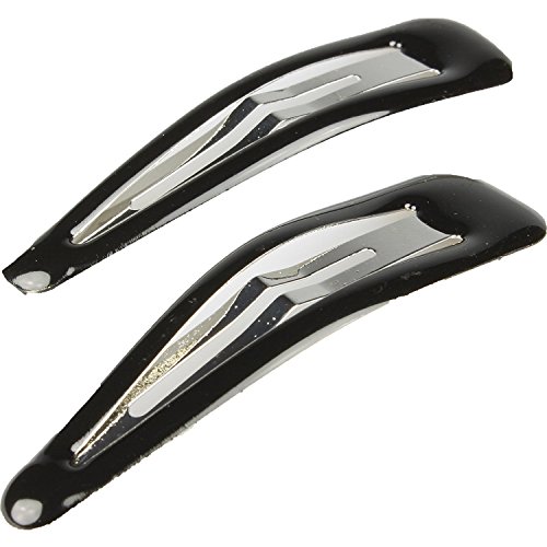 Große Haarspangen für Damen und Mädchen, 2 Stück, 7 cm, Schwarz Große Haarspangen für Damen und Mädchen, 2 Stück, 7 cm, Schwarz von Unbekannt