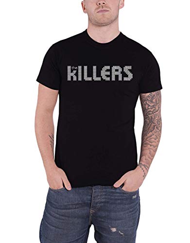 The Killers KILTS08MB01 T-Shirt, Schwarz, Weiß, Größe S (US) von Killers