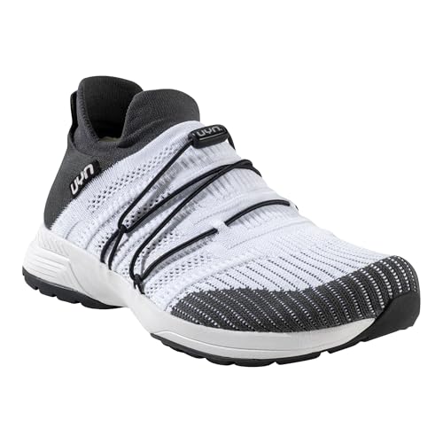 UYN Herren Free Flow Tune Sneaker, White/Grey, 42 EU von UYN