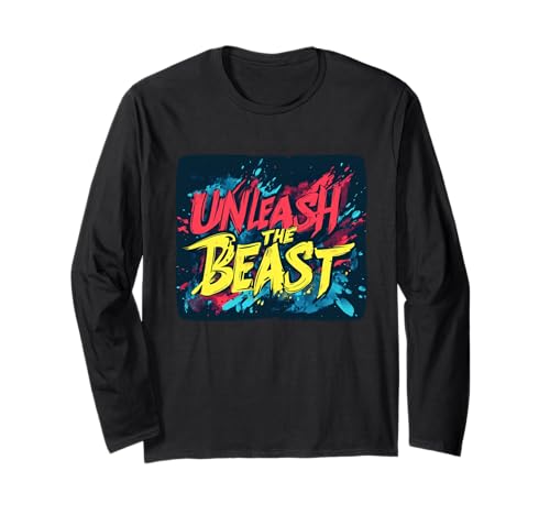 Bunte Rede "Unleash the Beast", für Erwachsene und Kinder Langarmshirt Bunte Rede "Unleash the Beast", für Erwachsene und Kinder Langarmshirt von Unleash the Beast