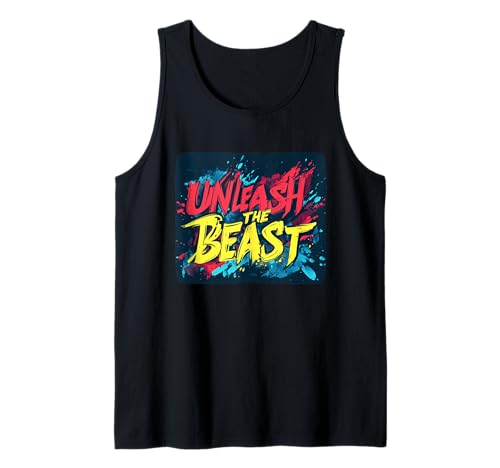 Bunte Rede "Unleash the Beast", für Erwachsene und Kinder Tank Top von Unleash the Beast