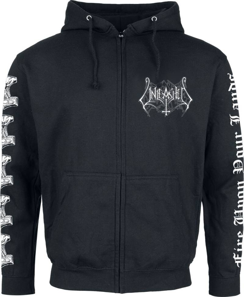 Unleashed Kapuzenjacke - Fire Upon Your Lands - S bis XXL - für Männer - Größe XXL - schwarz  - Lizenziertes Merchandise! von Unleashed