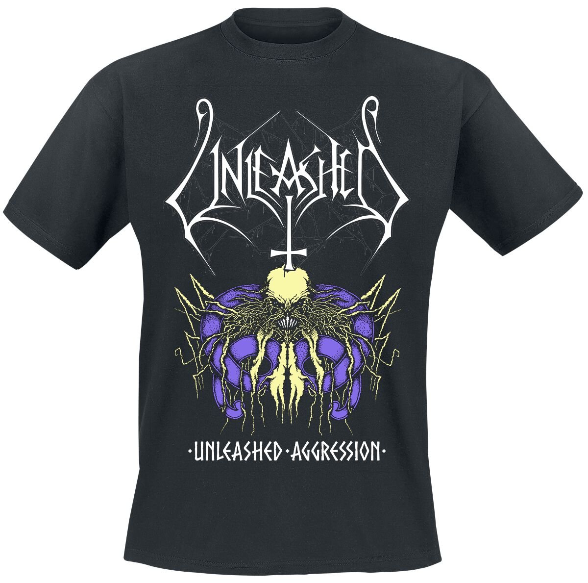 Unleashed T-Shirt - Aggression - S bis XXL - für Männer - Größe XXL - schwarz - Lizenziertes Merchandise! Unleashed T-Shirt - Aggression - S bis XXL - für Männer - Größe XXL - schwarz - Lizenziertes Merchandise! von Unleashed