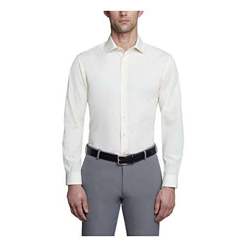 Unlisted by Kenneth Cole Herren Dress Shirt Slim Fit Solid Smokinghemd, Sundew, 38 cm-39 cm Hals 81 cm-84 cm Ärmel (Medium) von Unlisted by Kenneth Cole