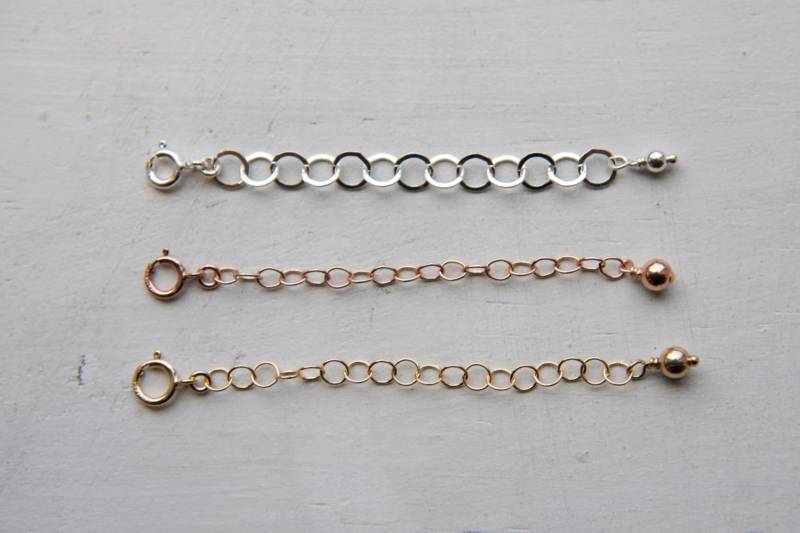 Fügen Sie Meiner Halskette Ein Verlängerungskettchen in Rosegold, Gold Oder Silber Hinzu - Unverkennbar Meins von UnmistakablyMine