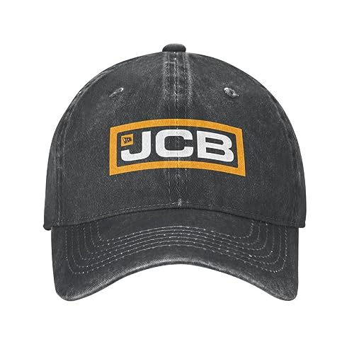 Baseballkappe Hip-Hop Sonnenhut Coole Baumwolle JCB-Baseballkappe für Herren und Damen personalisierbar verstellbar für Erwachsene Papa-Mütze Outdoor Geburtstagsgeschenk für Männer und Frauen von UnniQ