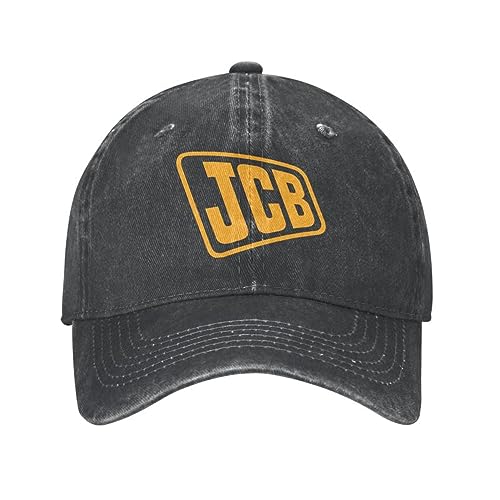 Baseballkappe Hip-Hop Sonnenhut Coole JCB-Baumwoll-Baseballkappe für Männer und Frauen personalisierbar verstellbar Unisex Papa-Mütze Sommer Geburtstagsgeschenk für Männer und Frauen von UnniQ