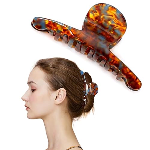 Haarklammer Damen Groß Haarspangen für Dickes Haar Zelluloid Elegant Haarclips Hair Clips for Women von Unning