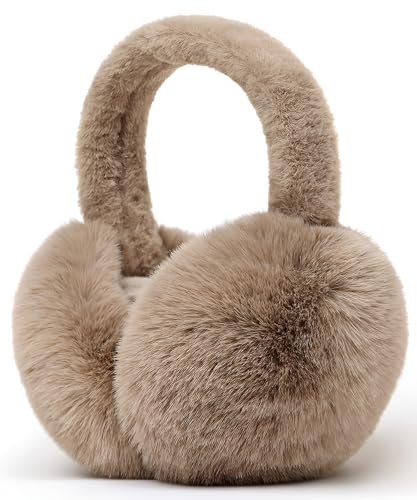 Unning Winter Ohrenwärmer Damen Verstellbar & Faltbare Ohrenschützer Mode Kunstpelz Weich Ohrenschütz Plüsch Ear Muffs for Women von Unning