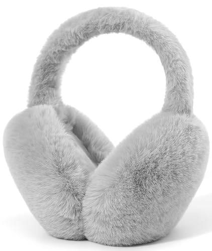 Unning Winter Ohrenwärmer Damen Verstellbar & Faltbare Ohrenschützer Mode Kunstpelz Weich Ohrenschütz Plüsch Ear Muffs for Women von Unning