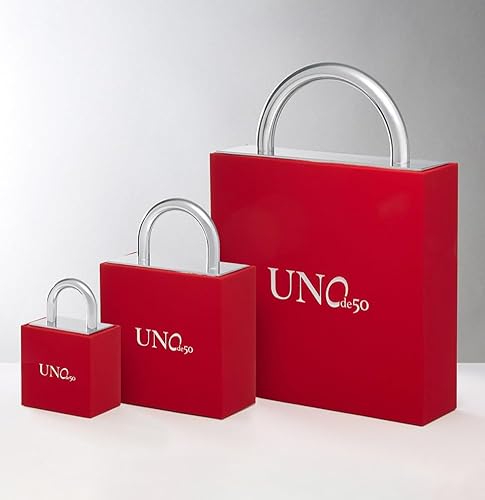 UNO de 50 Armband mit Kette, versilbert von Uno de 50