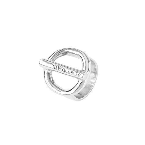 Uno de 50 Ring aus Messing, mit Sterlingsilber überzogen. von Uno de 50