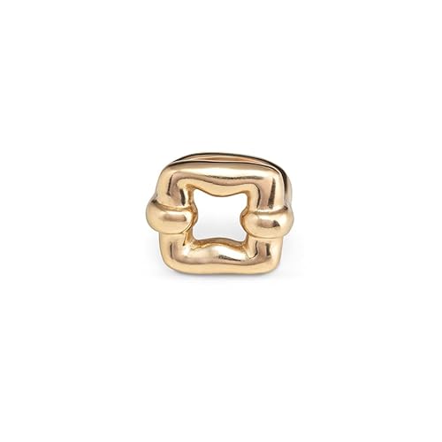 Uno de 50 RING AUS 18 KARAT VERGOLDETER METALLLEGIERUNG MIT QUADRATISCHER FORM von Uno de 50