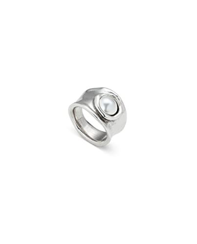 UNOde50 Ring aus Metall, beschichtet mit Sterlingsilber und Perlenkristall UNOde50 Ring aus Metall, beschichtet mit Sterlingsilber und Perlenkristall von Uno de 50