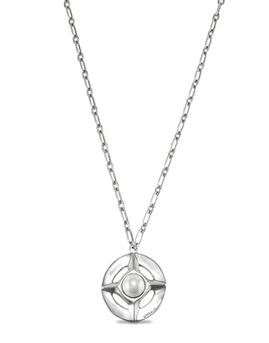 Uno de 50 Damen-Halskette CRAFTED, large, Sterling Silber, Perle von Uno de 50