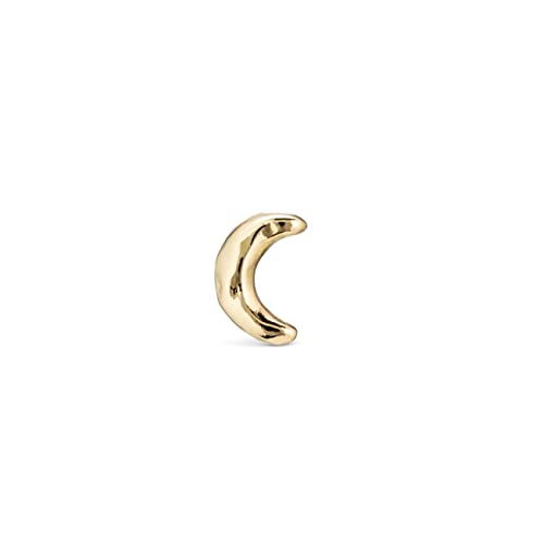 Uno de 50 Piercing-Ohrring in Form eines Kleeblatts aus Sterlingsilber mit Metalllegierung von Uno de 50