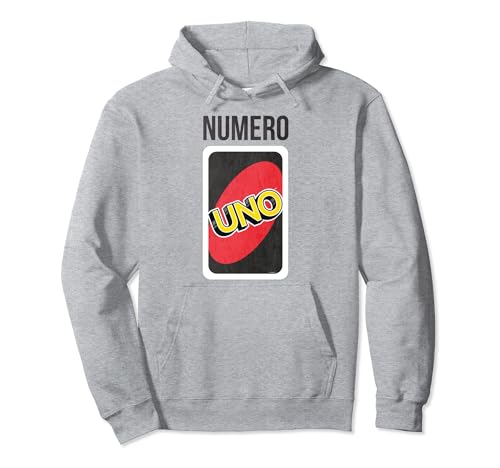 Uno Herren Kapuzenpullover, offiziell, Numero Uno Pullover Hoodie von Uno