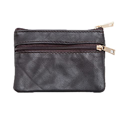 Damen Geldbörsen Groß Reißverschluss Damen Damen Kleine Münze Karte Schlüsselanhänger Brieftasche Tasche Geldbörse Schwarz Geldbörsen Damen Groß (Black, One Size) von UnoSheng