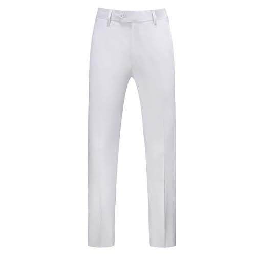 Stoffhose Herren Elegant Stretch - Schwarze Anzughose Herren Slim Fit Businesshose Einfarbig Basic Anzug Hose Stilvolle Casual Enge Hose Mit Taschen Angenehme Praktische Männer Hosen Übergrößen von UnoSheng