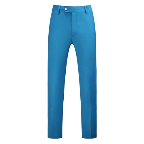 Stoffhose Herren Elegant Stretch - Schwarze Anzughose Herren Slim Fit Businesshose Einfarbig Basic Anzug Hose Stilvolle Casual Enge Hose Mit Taschen Angenehme Praktische Männer Hosen Übergrößen von UnoSheng