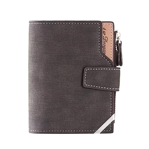UnoSheng Herren-Geldbörse, kurz, multifunktional, vertikal, Reißverschluss, Schnalle, dehnbar, zum Aufkleben für Handy, BK2, Einheitsgröße UnoSheng Herren-Geldbörse, kurz, multifunktional, vertikal, Reißverschluss, Schnalle, dehnbar, zum Aufkleben für Handy, BK2, Einheitsgröße von UnoSheng