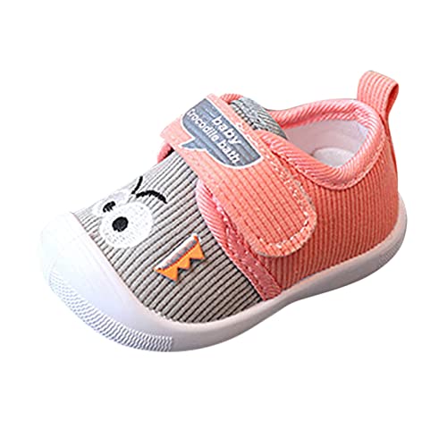 UnoSheng Kleinkind Junge Lisdwde Unisex Kinder Turnschuhe Mädchen Turnschuhe Slip Leichte Turnschuhe Laufen Laufen Schulschuhe für Kinder Schuhe Baby Junge 1 Jahr (Pink, 20.5 Toddler) von UnoSheng