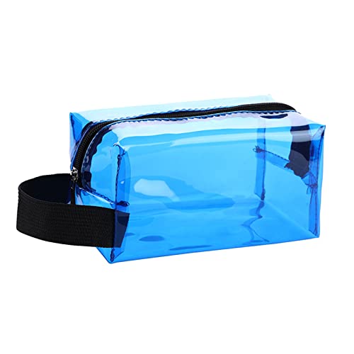 UnoSheng Transparente Kosmetiktasche für Damen und Herren, Aufbewahrungstasche, Kulturbeutel mit großem Fassungsvermögen, Haar-Organizer, Reisen, D, Einheitsgröße von UnoSheng