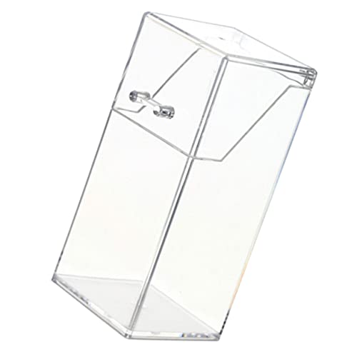 Unomor Schreibwaren Stifthalter Aus Acryl Transparenter Stiftbecher Schreibtisch Container Make-up-Pinsel- Schreibwaren-Organizer Kosmetikpinselhalter Schminkbehälter Büro Marionette Mini von Unomor