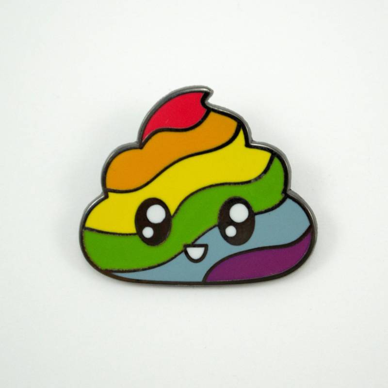 Einhorn Poop Emoji Niedliche Emaille Pin von UnoriginalPins