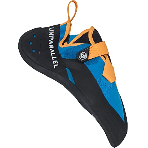 Unparallel Kletterschuh Lyra deep Blue/orange Pinch 41.5 von Unparallel