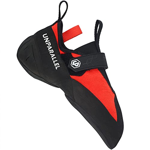 Unparallel Leopard Ii Rot-Schwarz - Weicher vielseitiger Kletterschuh, Größe EU 46 - Farbe Red Devil - Black von Unparallel