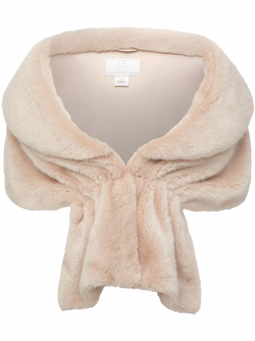 Unreal Fur Champagner Cape aus Faux Fur - Nude von Unreal Fur