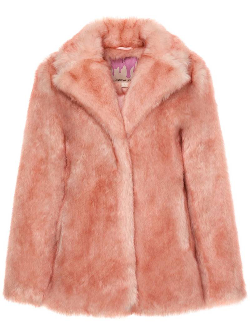 Unreal Fur Elba Jacke aus Faux Fur - Rosa von Unreal Fur