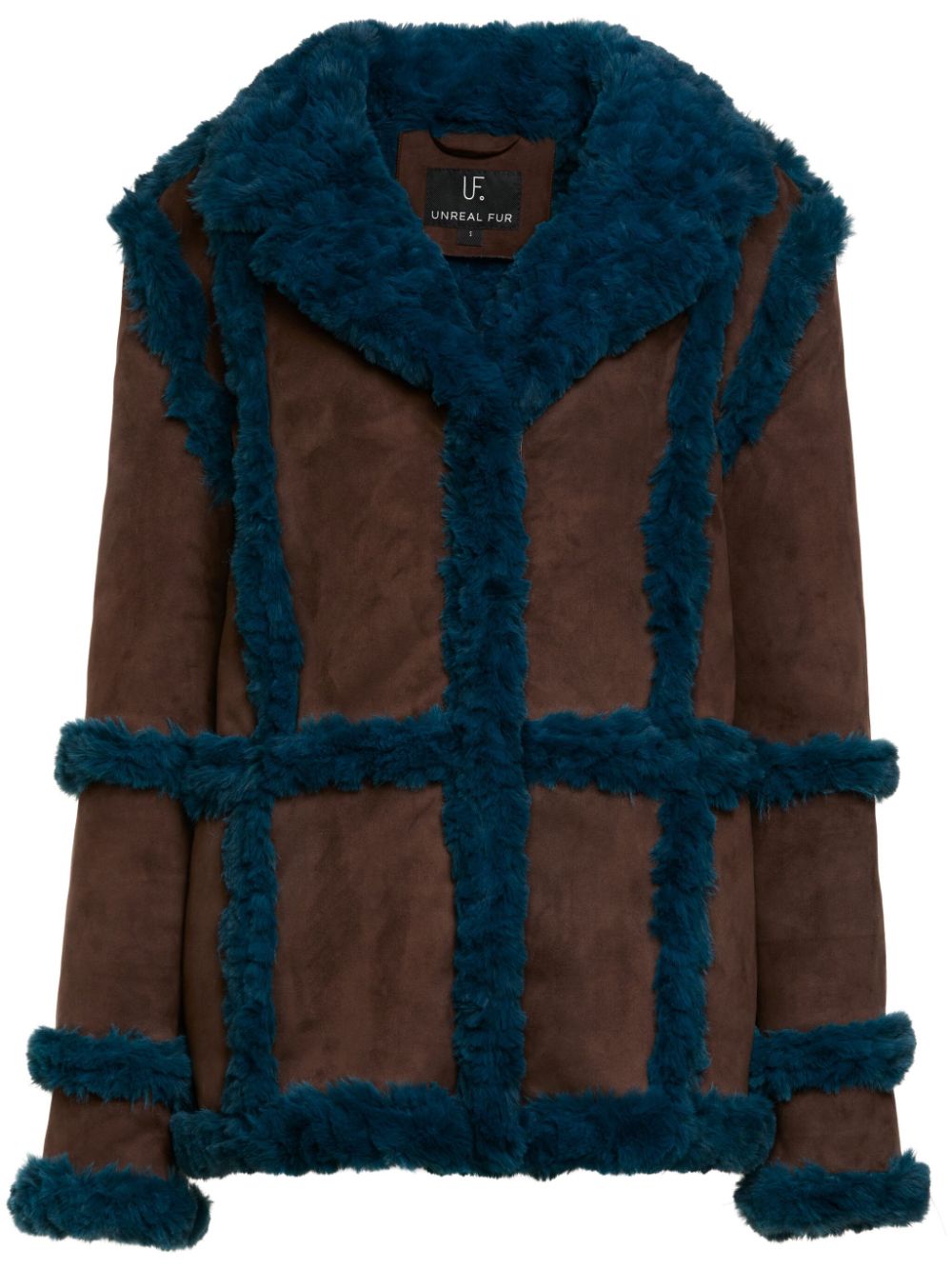 Unreal Fur Gate Keeper Jacke in Lederoptik - Braun von Unreal Fur