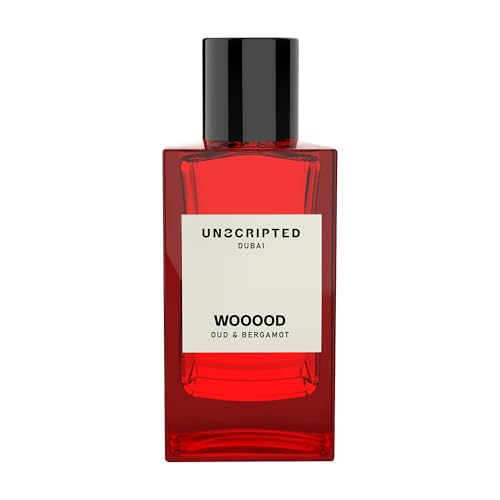 UNSCRIPTED Wooood Eau de Parfum Unisex 100ml – Langanhaltendes Arabisches Parfüm für Damen und Herren mit Lavendel, Safran, Oud, Patchouli und Moschus – Duftspray inspiriert von Dubai von Unscripted