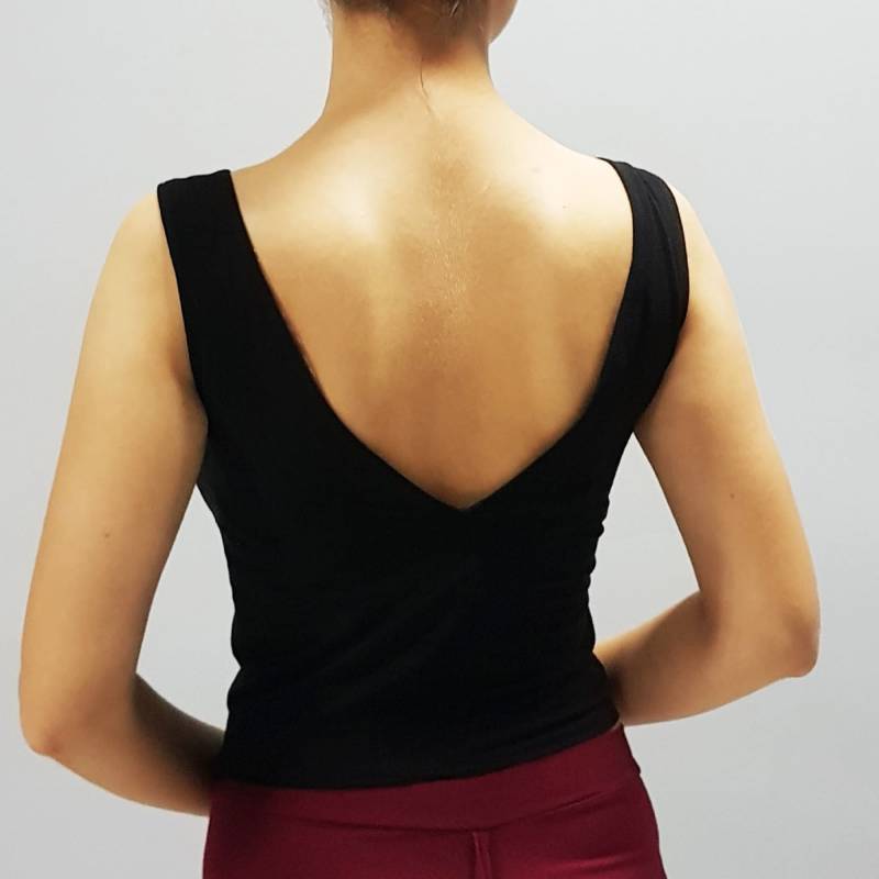 Schwarzes Tango Top - Lucy von Untangomas