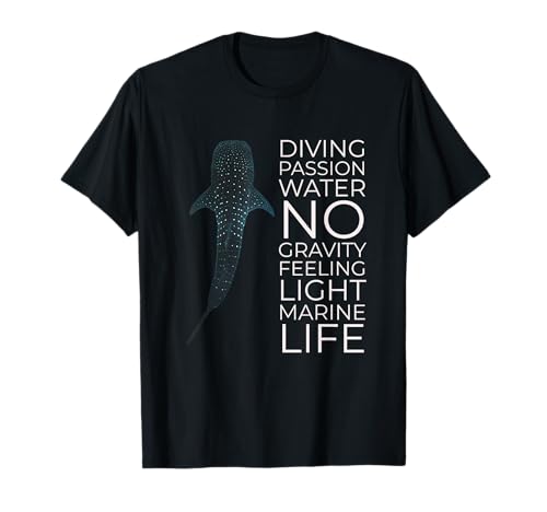 Walhai Tauchen Schwimmer Taucher Mann Junge Kinder Hai T-Shirt Walhai Tauchen Schwimmer Taucher Mann Junge Kinder Hai T-Shirt von Unter Wasser, Meerestiere, Ozean Meer Surfer