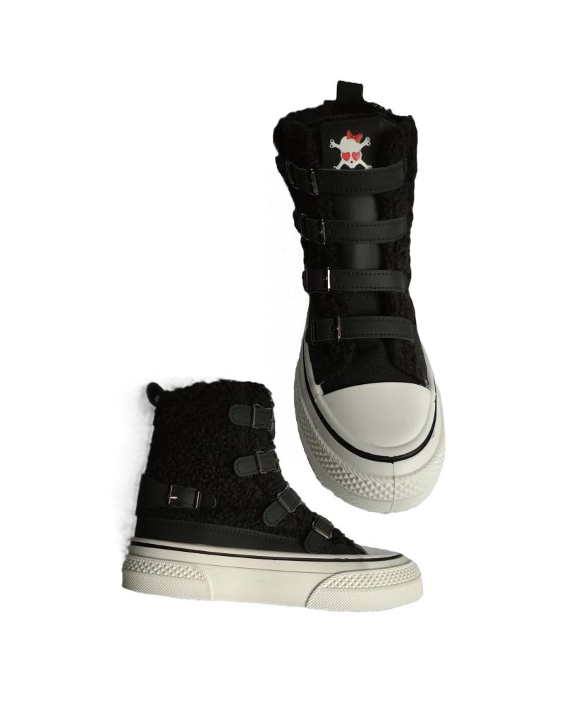 Limitierte Visual Kei Kuschel Frauen Schuhe Schwarz "Untot Skull" Vk Visu Harajuku Shibuya Oraku von Untotshop