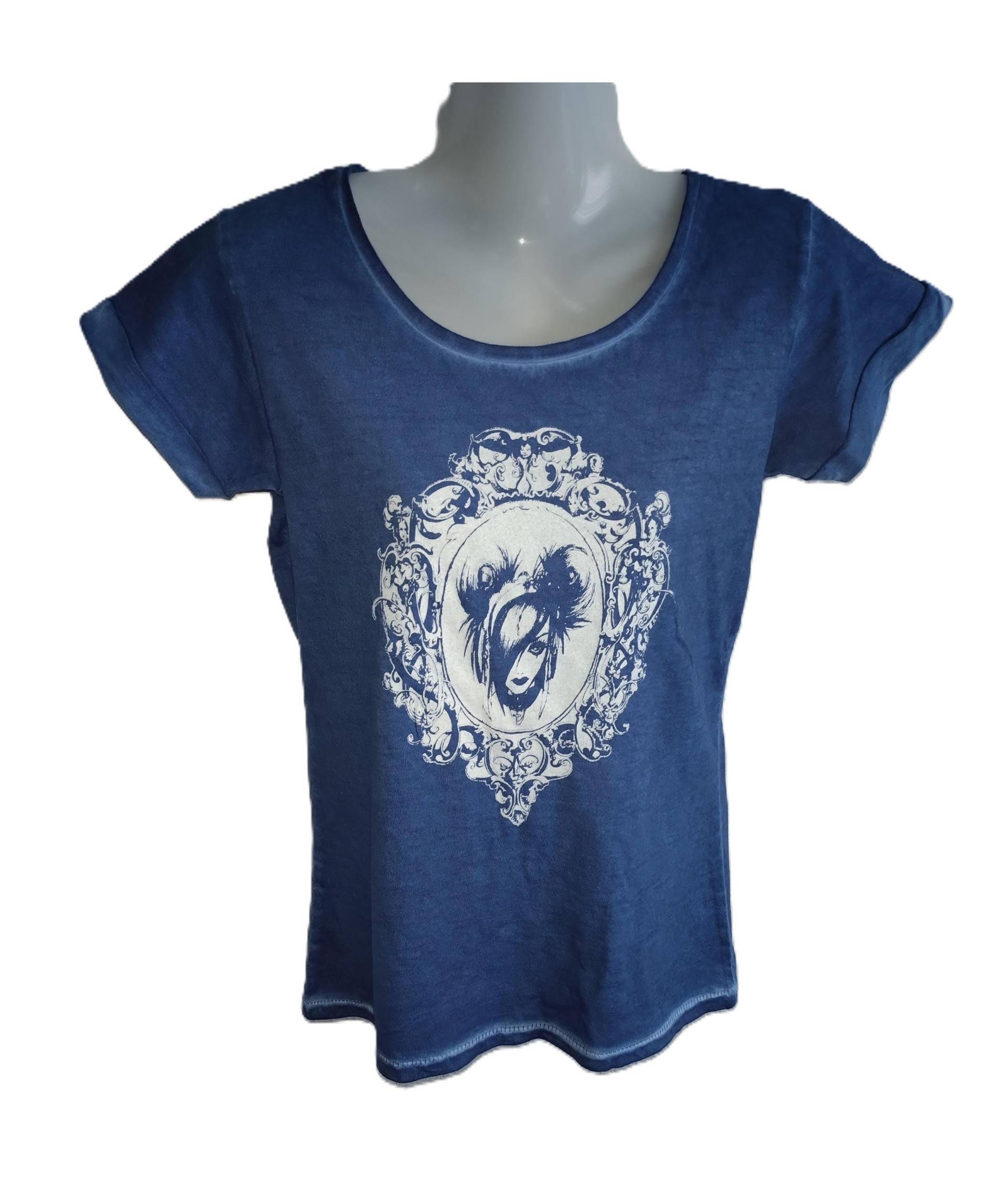 Limitiertes Visual Kawaii "Lonely Girl" Frauen T-Shirt Blau Kei Untot Harajuku Shibuya Otaku Limitiertes Visual Kawaii "Lonely Girl" Frauen T-Shirt Blau Kei Untot Harajuku Shibuya Otaku von Untotshop