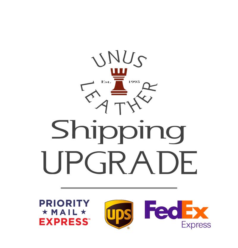 Schneller Versand, Brauchen Sie Morgen, Versand-Upgrade, Personalisierte Geldbörse, Last-Minute-Geschenke von UnusLeather