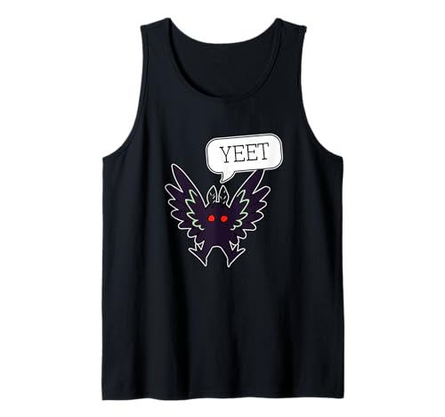 Mothman für Männer Frauen Cool Cryptid Monster Weird Tank Top von Unusual Cryptozoology Graphic Monster