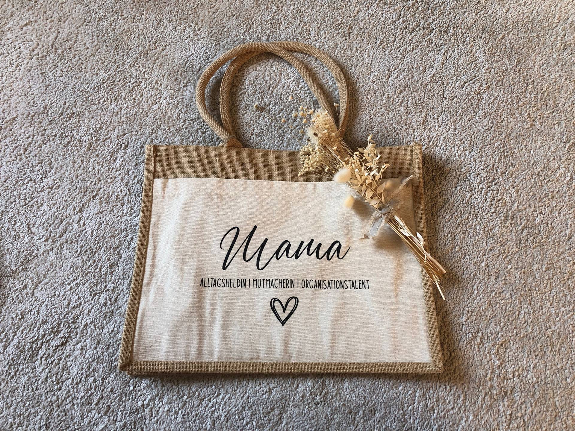 Jutetasche Mama | Markttasche Muttertag Shopper Geschenk Für Muttertagsgeschenk Bag Mom Life Jutetasche Mama | Markttasche Muttertag Shopper Geschenk Für Muttertagsgeschenk Bag Mom Life von UnvergMomenteDesign
