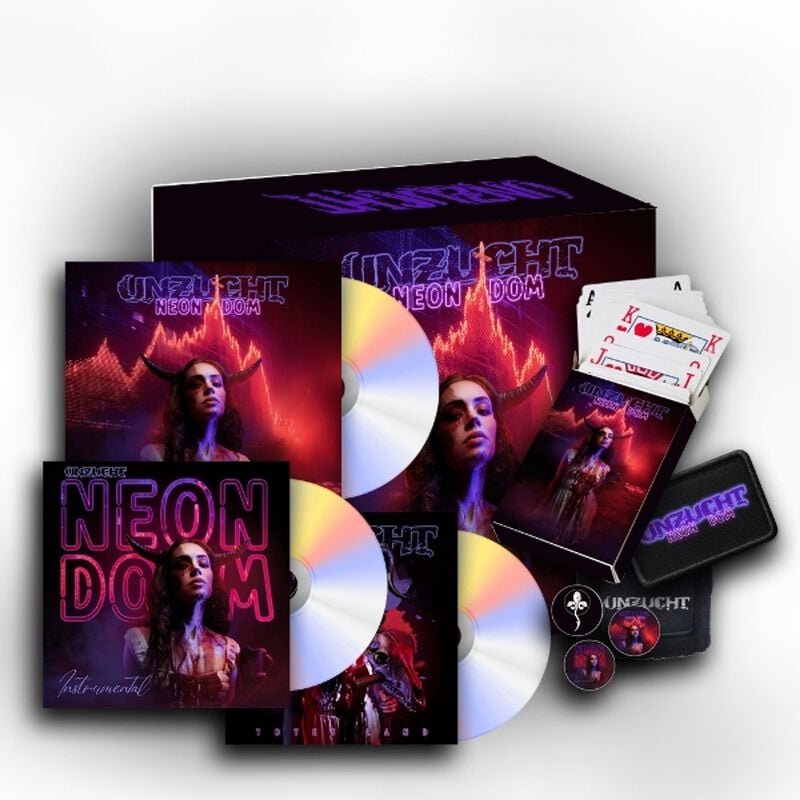 Neon Dom von Unzucht - 3-CD (Boxset, Limited Edition) von Unzucht