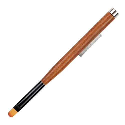 Acrylic Nail Brush, Nails Dotting Tool, 5.51x0.35 Inches Wide Application, Professional Polish Applicator, Magnetic Design, Double-Headed Pen for Home Pedicure and Salon Use von Uonguon