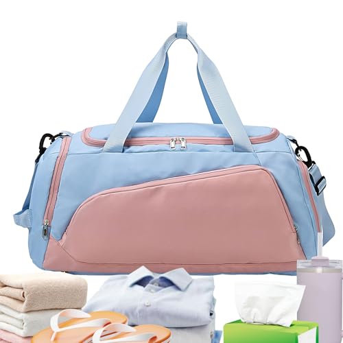 Gym Bag, Fitness Bag, 22.44x11.02x11.02 Inches Waterproof Durable Backpack, Ventilated Pocket, Multi-Storage Organizer, Sports Travel Bags for Yoga Basketball Swimming Dorm Business Trip Use von Uonguon